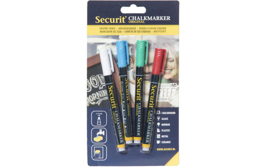 Securit, Kreidemarker 1-2 mm 4 Stück