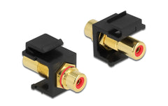 Delock Keystone Cinch-Buchse/Cinch-Buchse