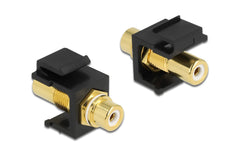 Delock Keystone Cinch-Buchse/Cinch-Buchse