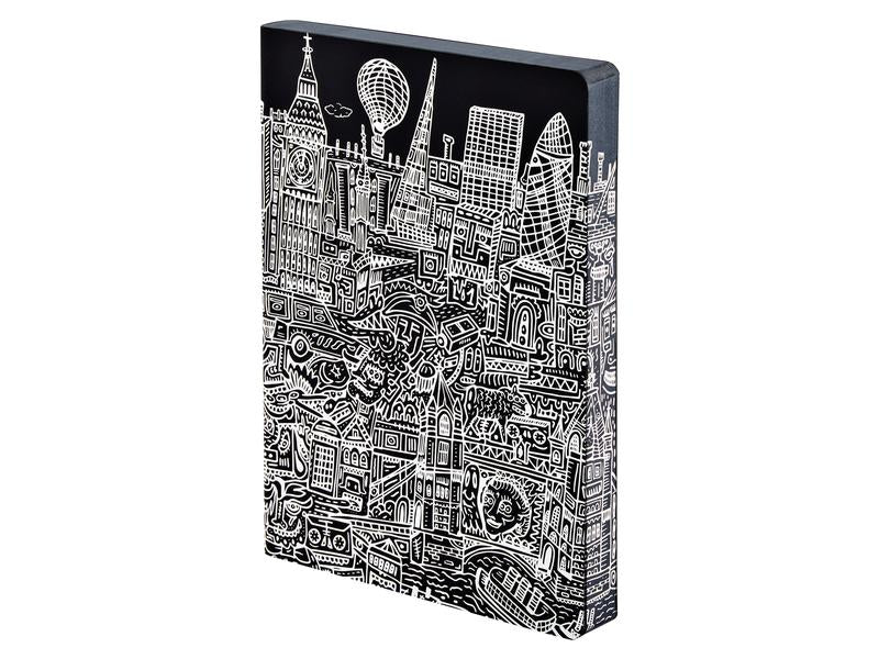 Nuuna | Notizbuch, GRAPHIC L | LONDON