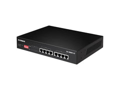 Edimax | GS-1008PL V2: 8 Port GE PoE+ Switch | Longrange, 4xPoE+ 70 Watt PoE, Lüfterlos