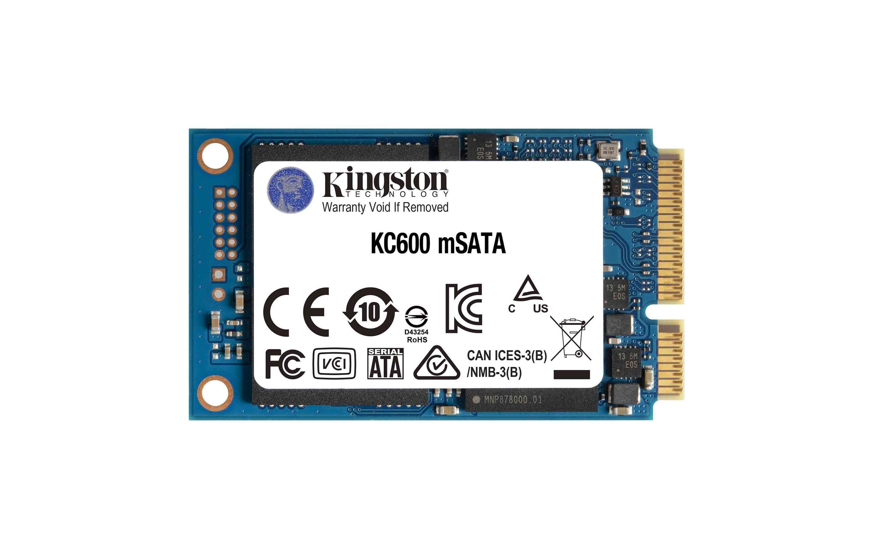SSD Kingston KC600 256GB mSATA