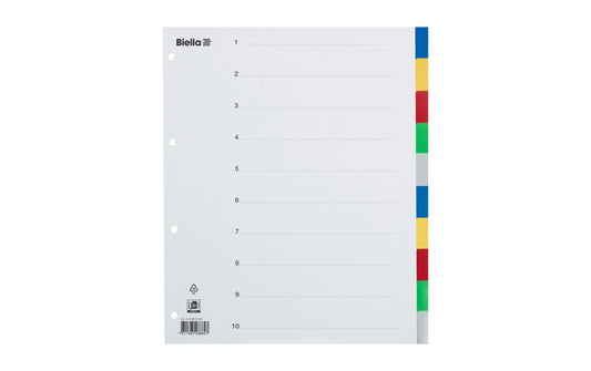 Biella Register überbreit für Zeigebücher