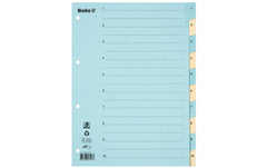 Biella Register Karton A4 1-10, 4Loch