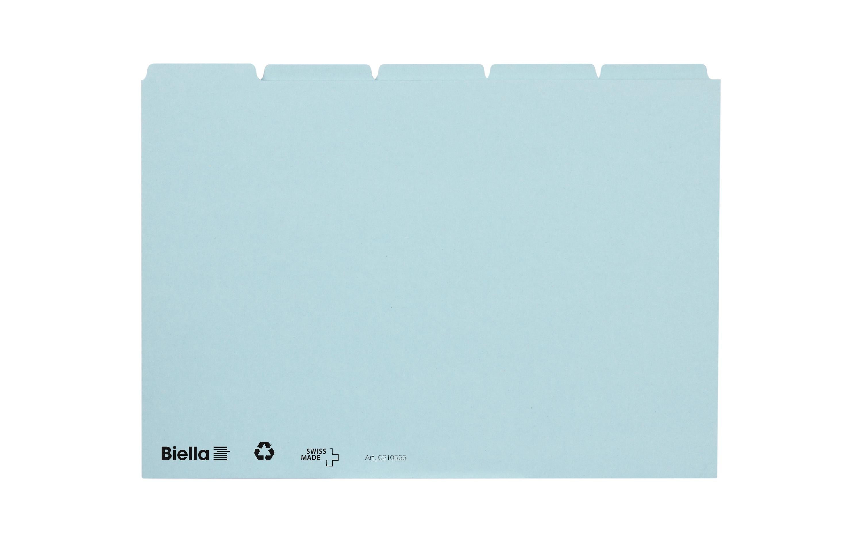 Biella Leitkarten A5 Blau