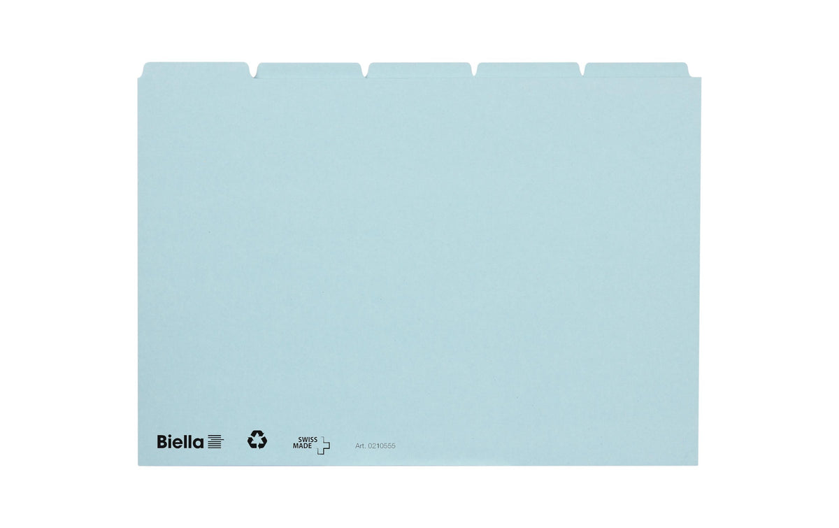 Biella Leitkarten A5 Blau