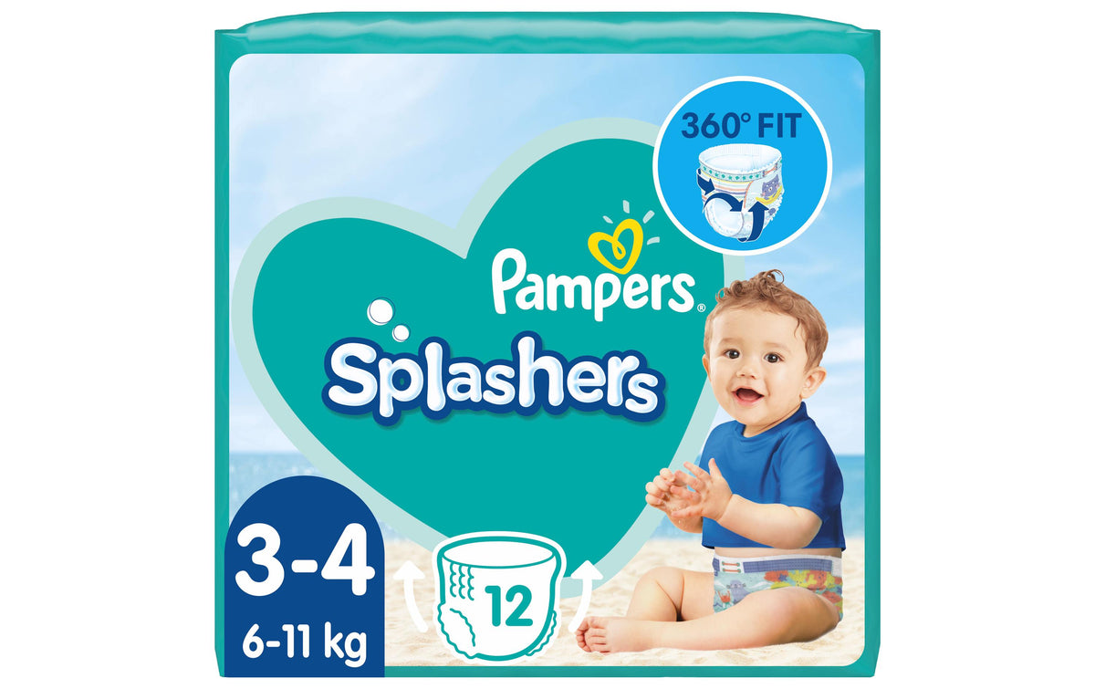 Pampers, Windeln Splashers Tragepack Grösse