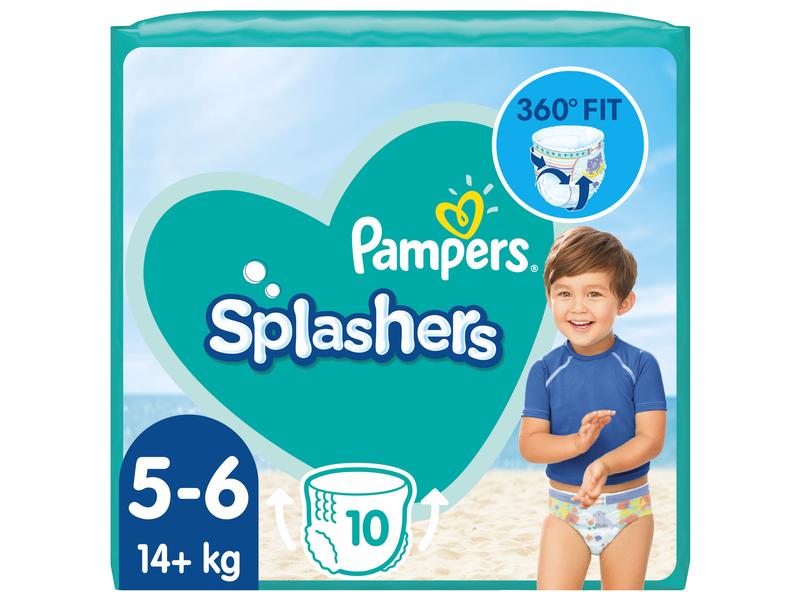 Pampers | Schwimmwindeln Splashers | Grösse 5-6, 10 Stück