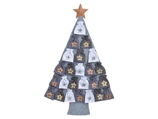 G. Wurm | Adventskalender Tannebaum | Filz, 76x115x3 cm (B/H/T)