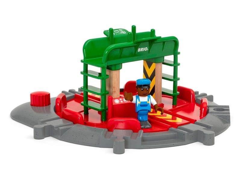 BRIO | Lok-Drehscheibe mit Kontrollbrücke
