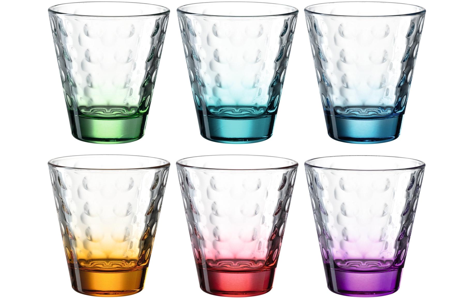Leonardo, Trinkglas Optic 215 ml, 6 Stück,