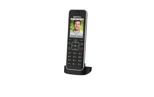 FRITZ! | AVM FRITZ!Fon C6 black: DECT Funktelefon | für Fritzbox oder DECT-Basisstation