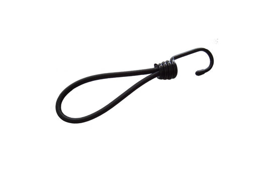 Haken mit Gummizugband 9 mm, schwarz