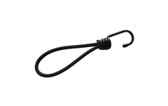 Haken mit Gummizugband 9 mm, schwarz