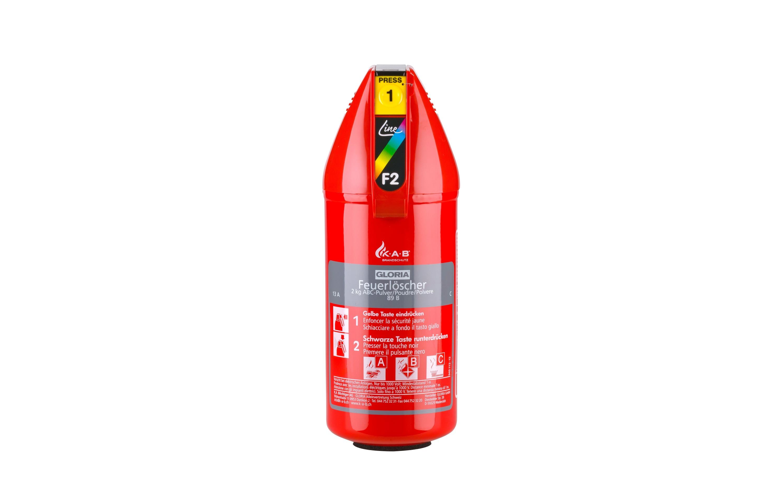 K.A.B GLORIA Feuerlöscher Pulver