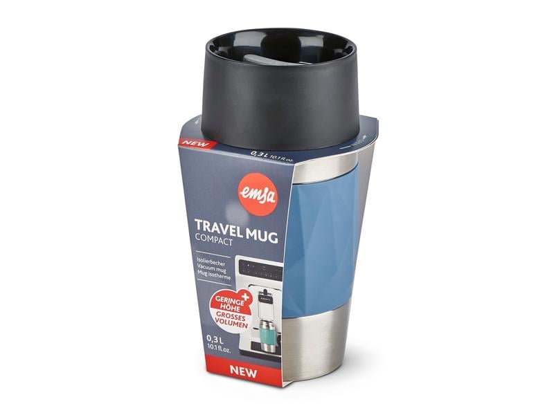 Emsa | Thermobecher Compact | 300 ml, Blau
