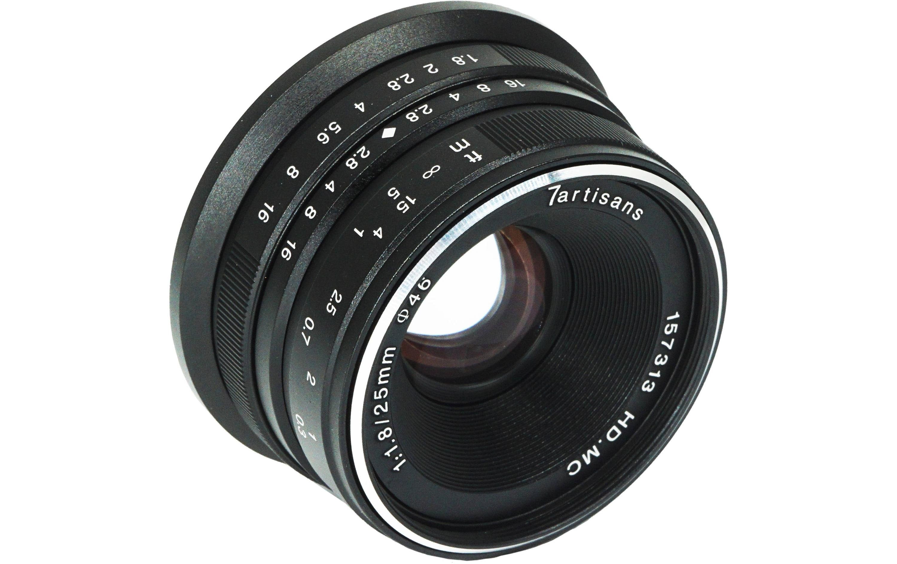 7Artisans, Festbrennweite 25mm F/1.8 – Fuji