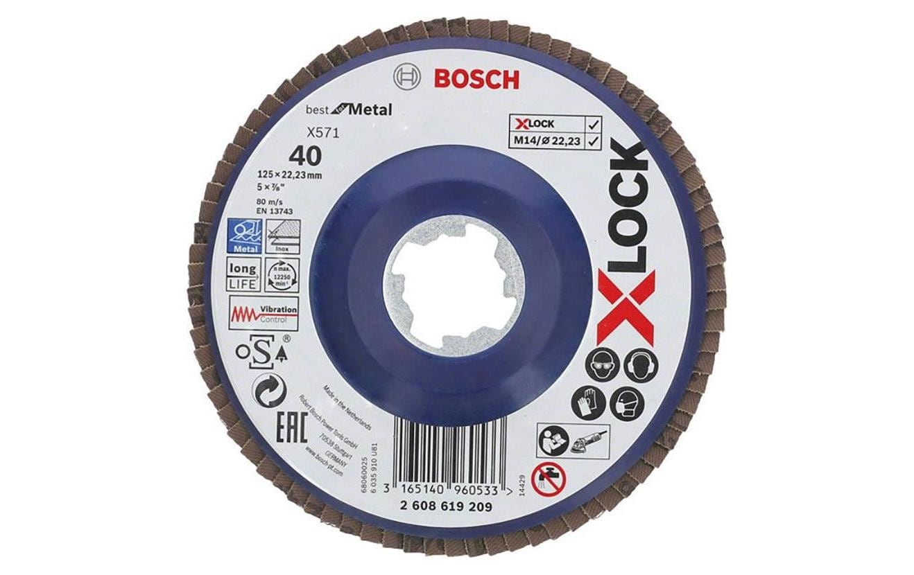 BOSCH X-LOCK Faecherscheibe 125 mm