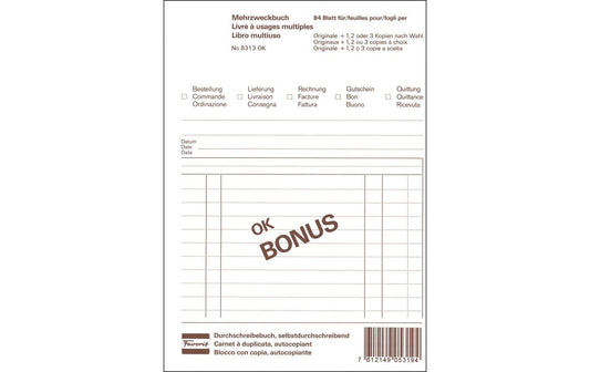 Favorit Mehrzweckbuch Bonus