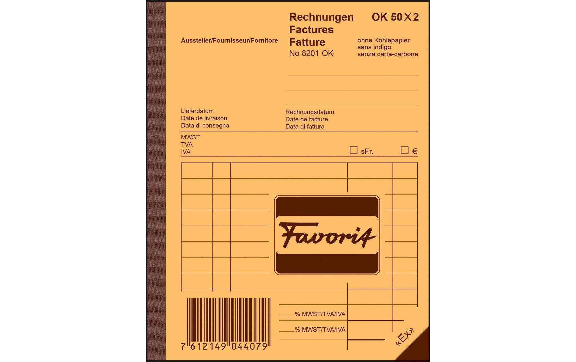 Favorit Rechnungen