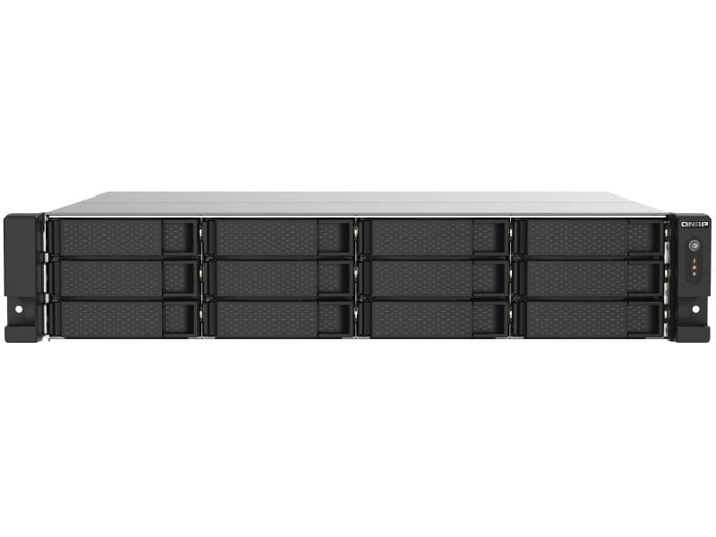 QNAP | NAS TS-1273AU-RP-8G, 12-bay | AMD Ryzen V1000 series, 8GB, redundant PSU