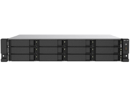 QNAP | NAS TS-1273AU-RP-8G, 12-bay | AMD Ryzen V1000 series, 8GB, redundant PSU