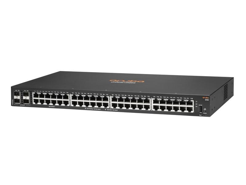 HPE Aruba Networking | HPE Aruba CX 6100 48G | 48x 1Gb, 4x SFP+