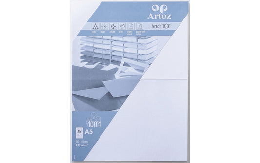 Artoz, Blankokarte 1001, A5, 5 Blatt, Blüte