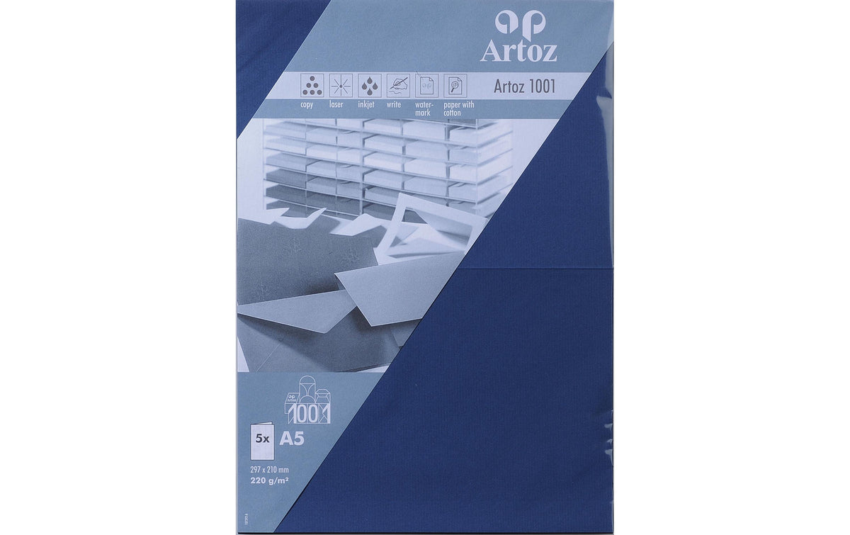 Artoz, Blankokarte 1001, A5, 5 Blatt, Class