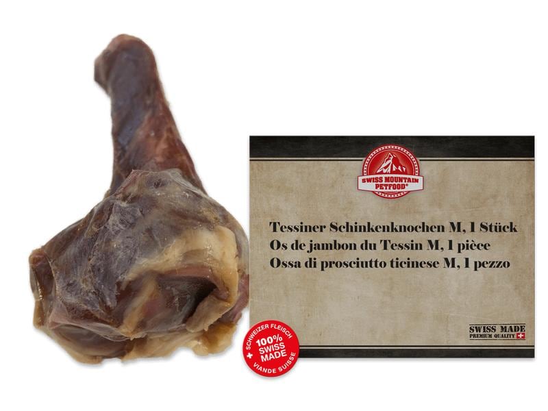 Swiss Mountain Petfood | Tessiner | Schinkenknochen M, 200-280g