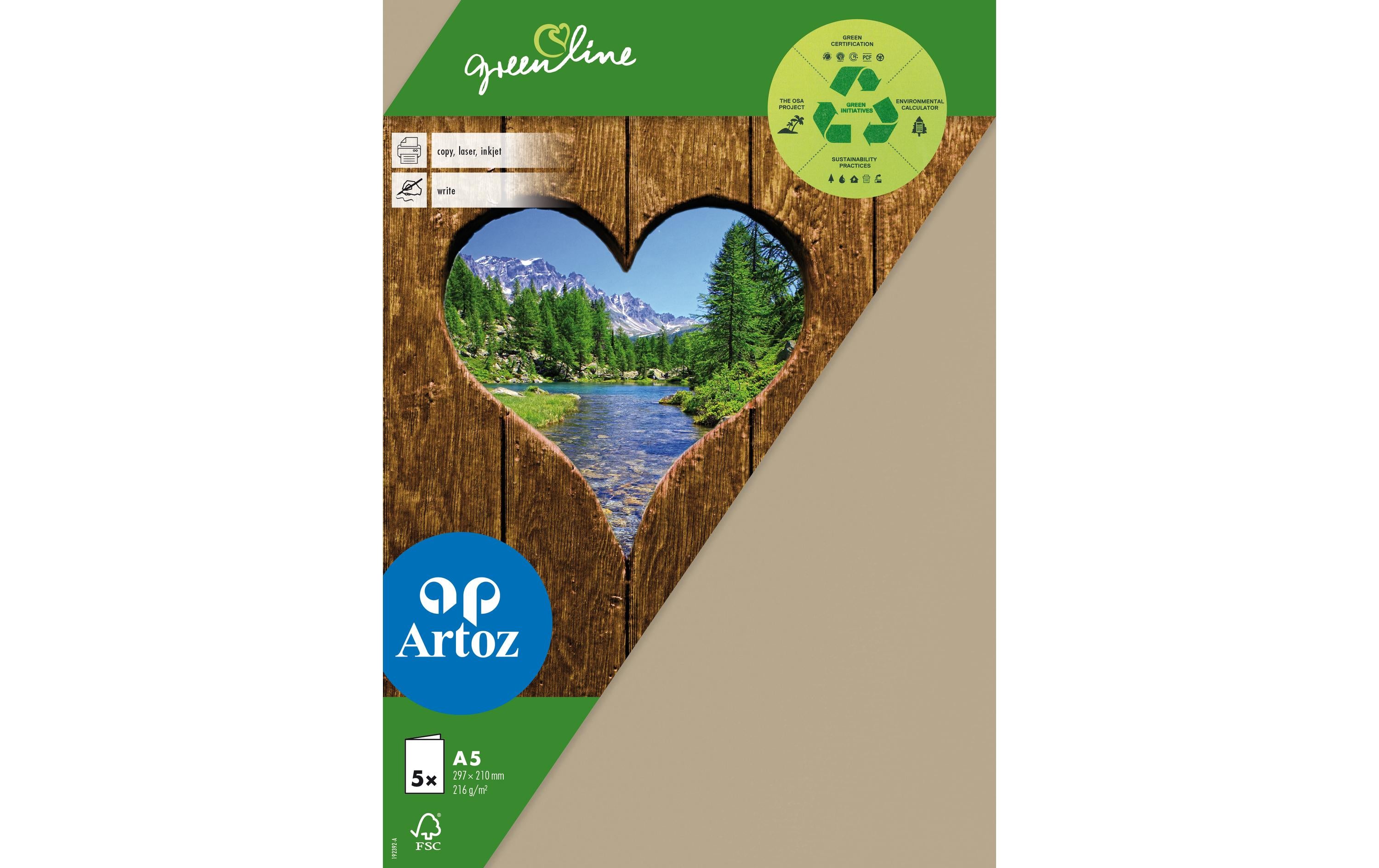 Artoz Karten Green Line A5