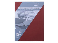 Artoz | Schreibpapier 1001 A4 100gm2 | Weinrot, 5 Blatt