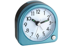 TFA Dostmann, Klassischer Wecker Blau-Metal