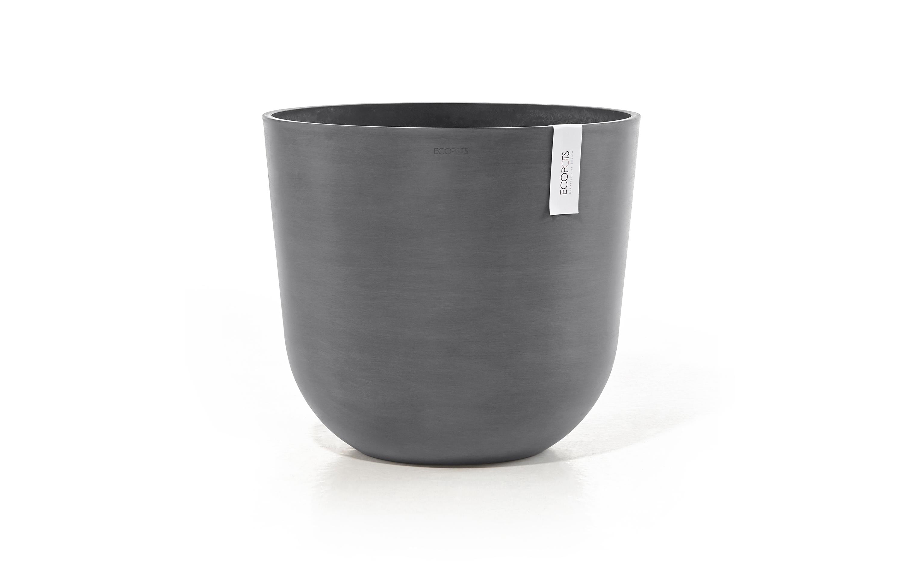 Ecopots, Pflanzentopf Oslo 45 Grau