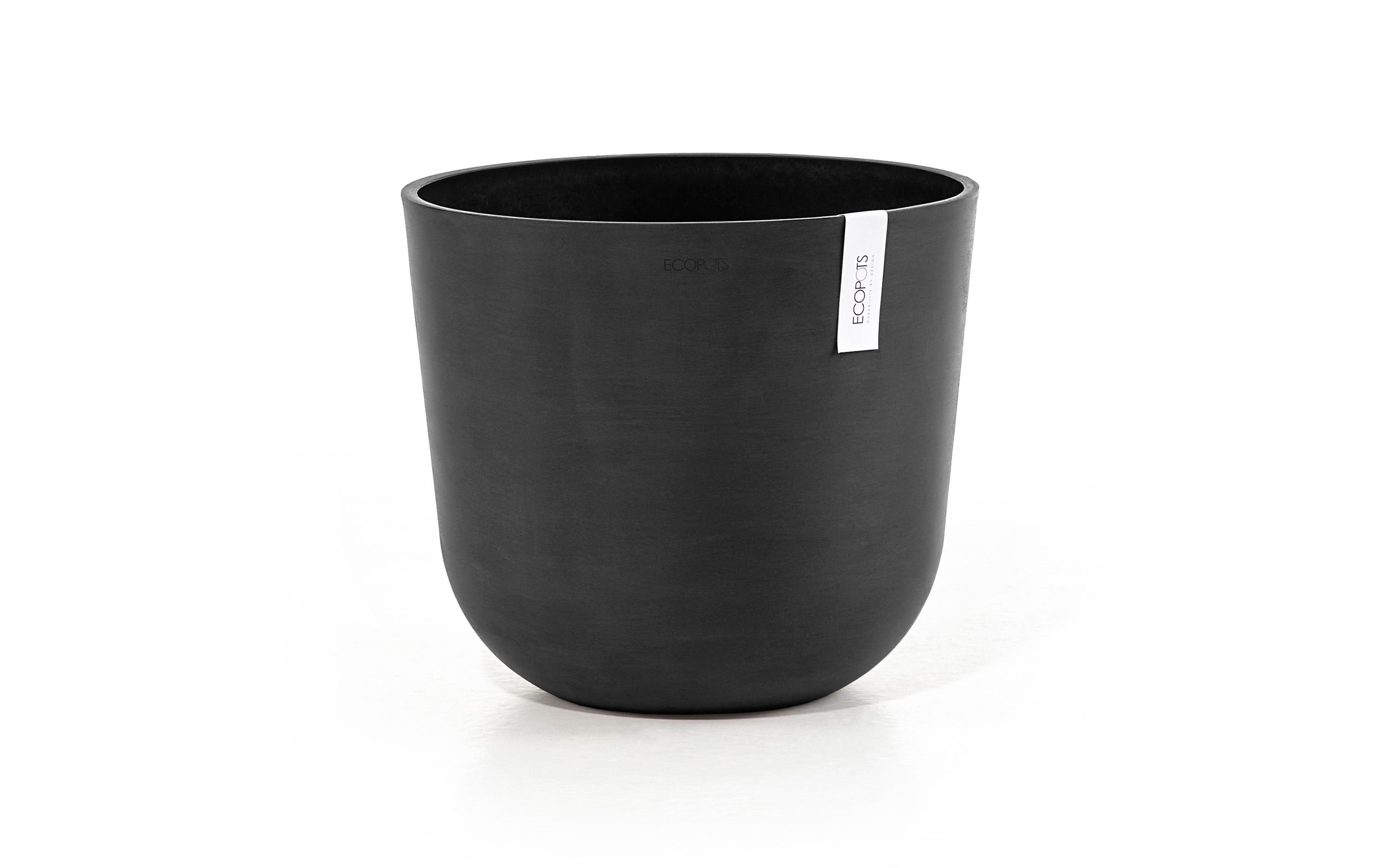 Ecopots, Pflanzentopf Oslo 45 Dunkelgrau