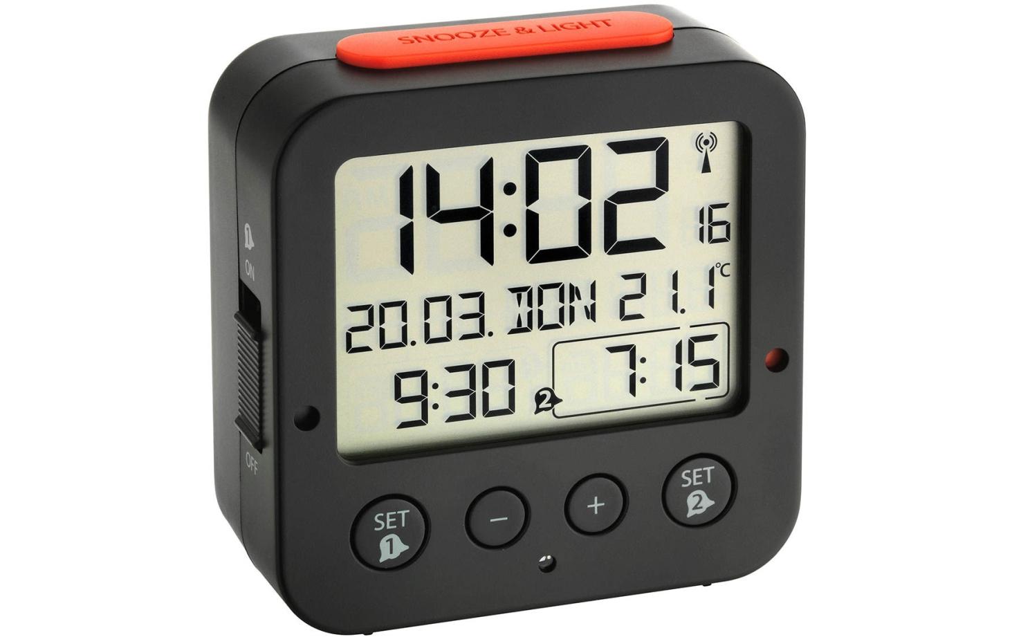 TFA Dostmann, Digitalwecker Bingo Schwarz
