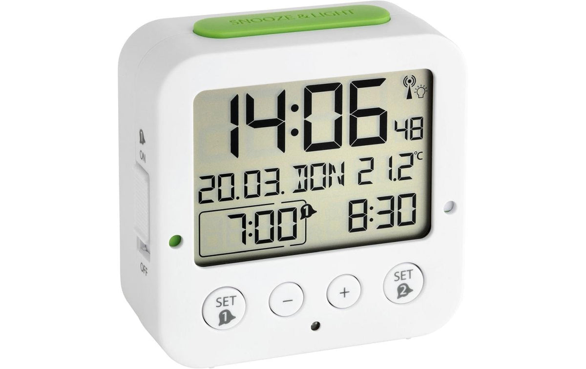 TFA Dostmann, Digitalwecker Bingo Weiss