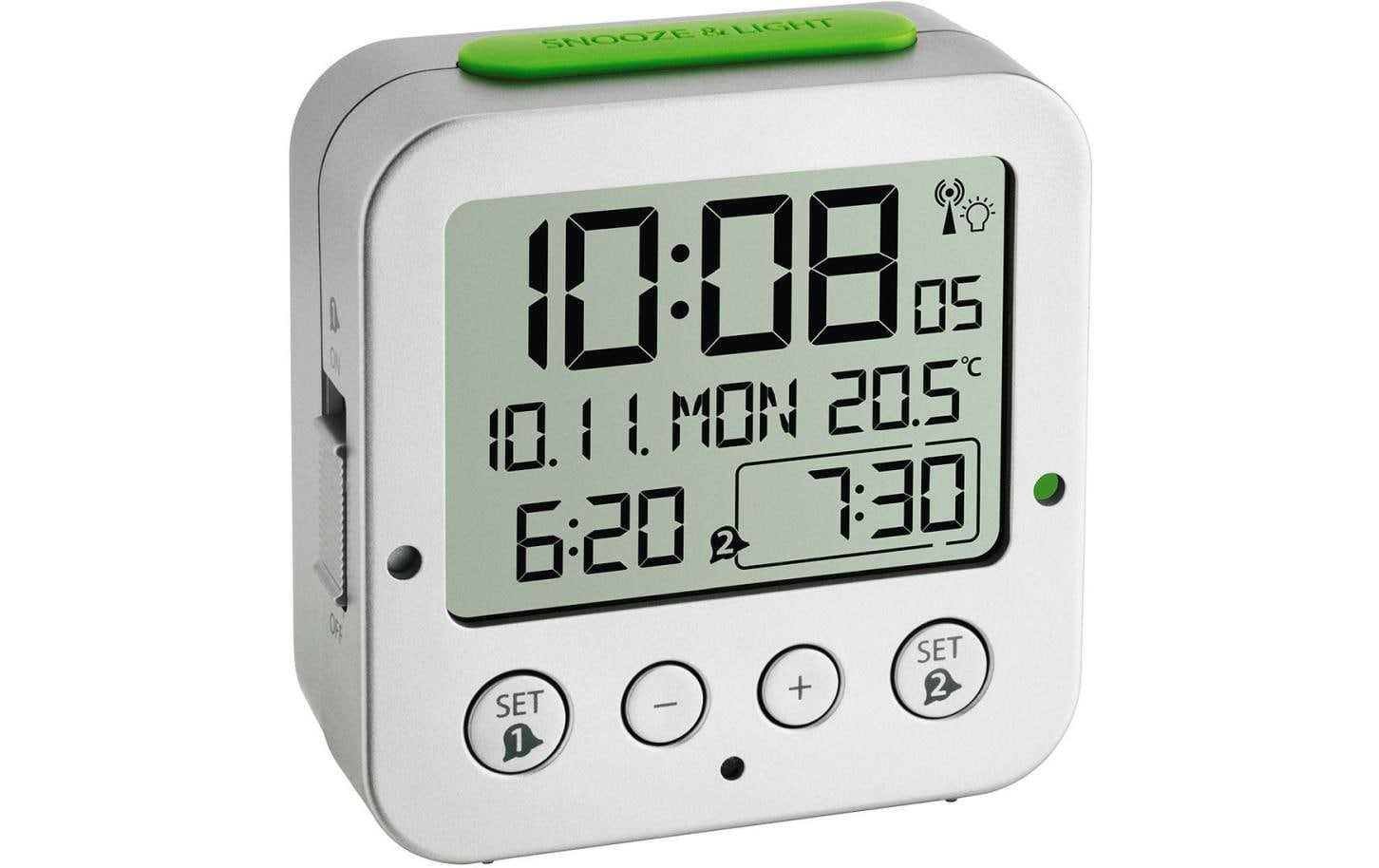 TFA Dostmann, Digitalwecker Bingo Silber