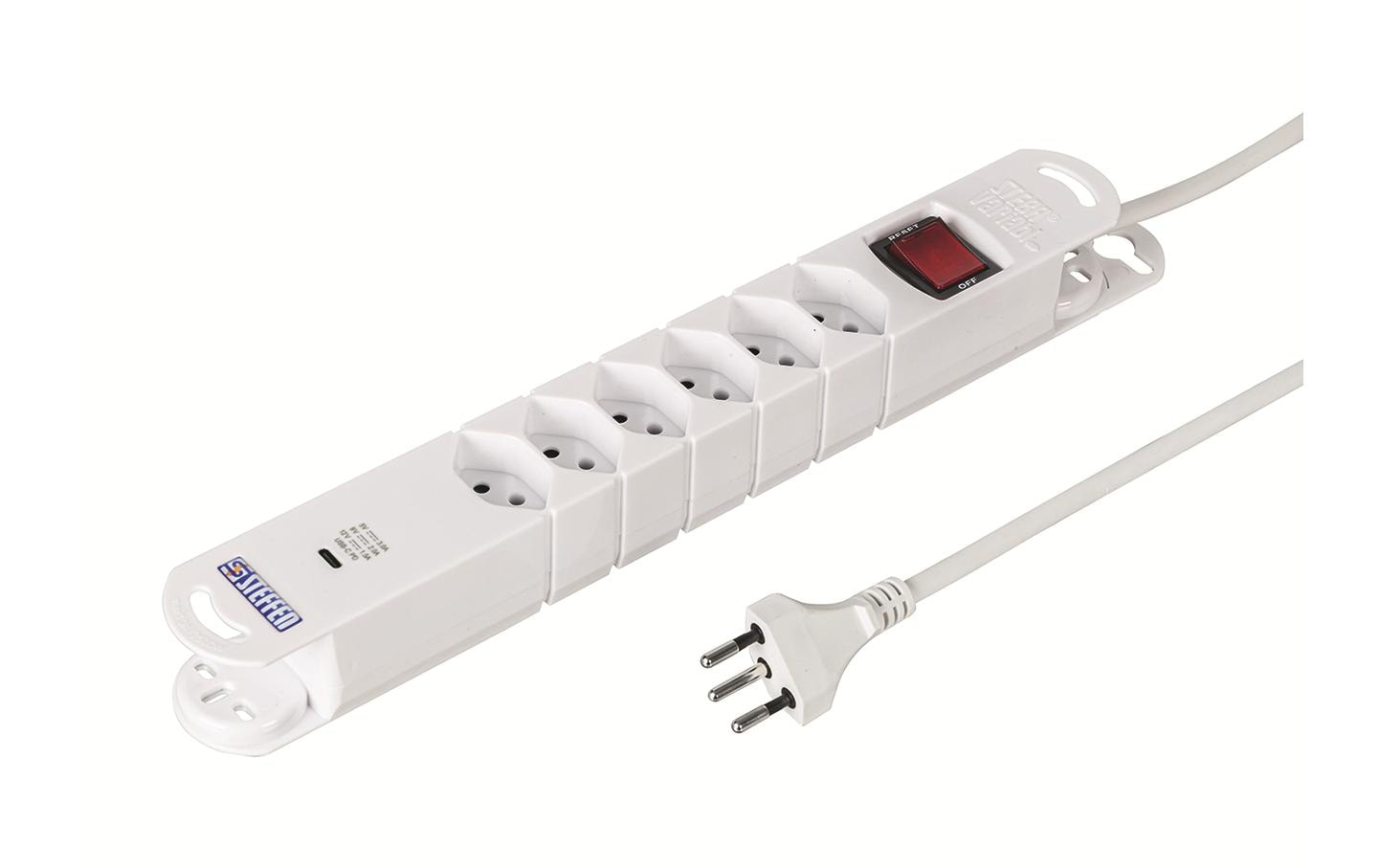 STEFFEN Steckerleiste STEBA VARIABL mit USB