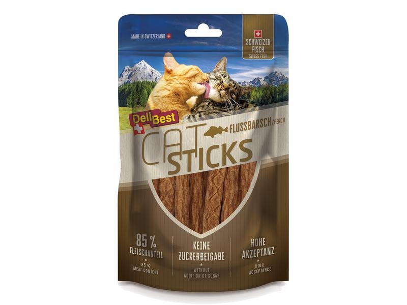 DeliBest | Cat Sticks Flussbarsch (Egli) | 50g