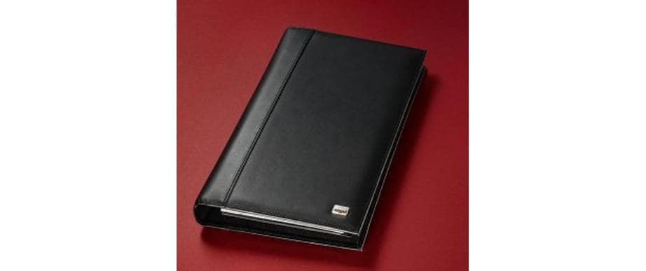Sigel Visitenk.-Ringbuch, Leder Torino