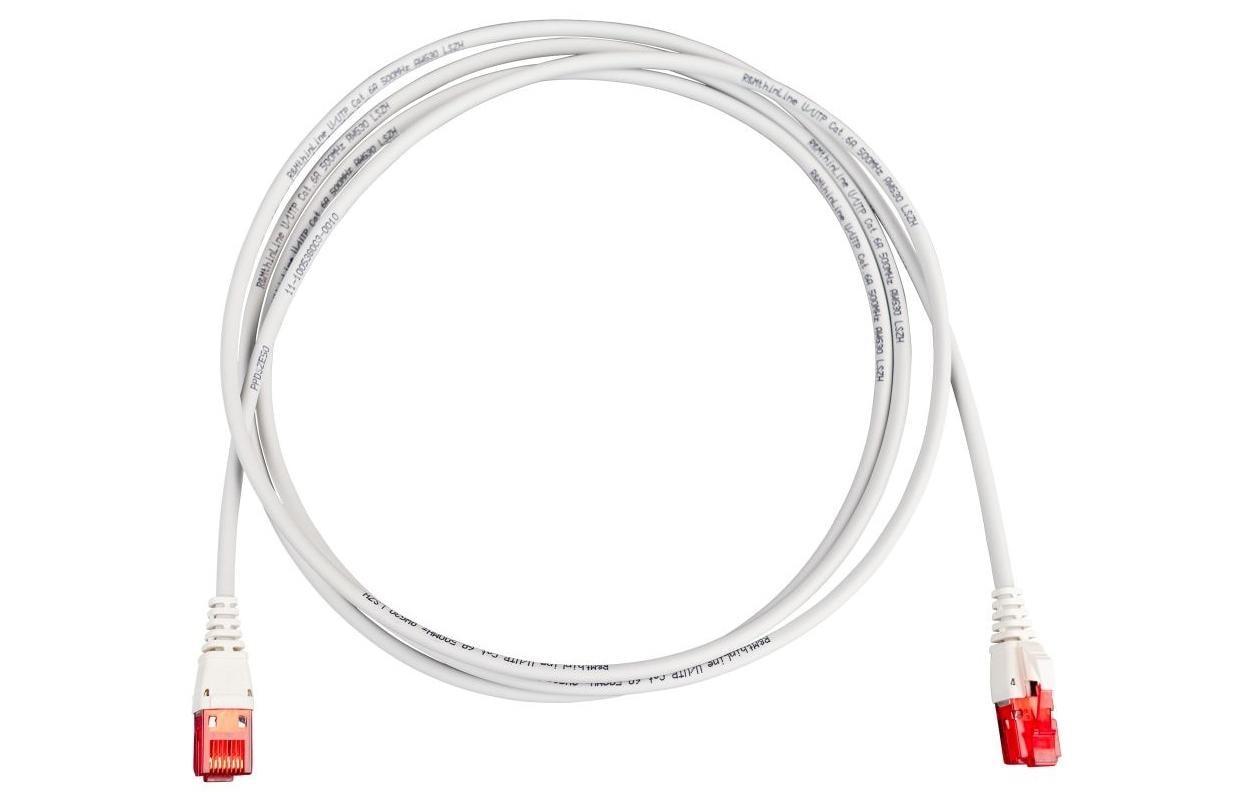 R+M Thin-Line Patchkabel U/UTP Kat.6A, 0.5m