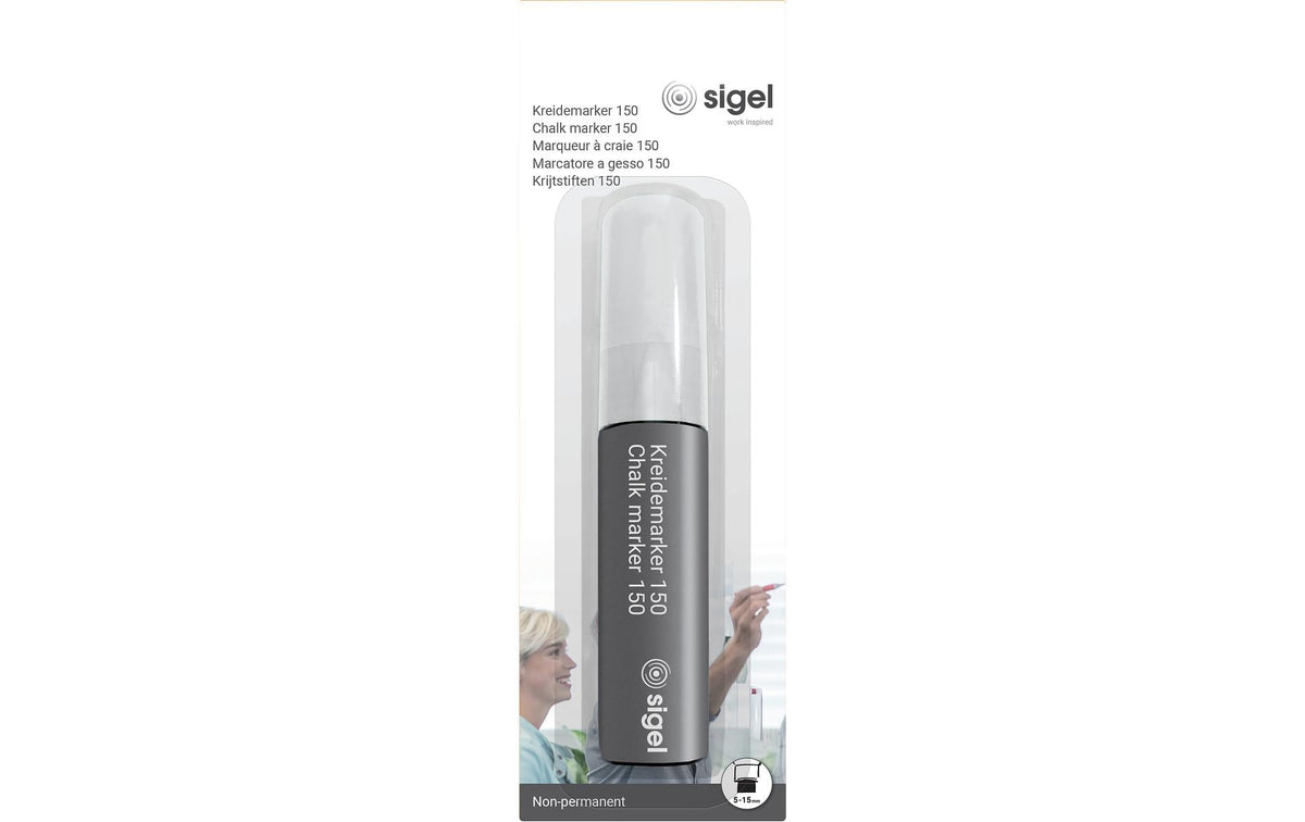 Sigel Kreidemarker weiss, abwischbar