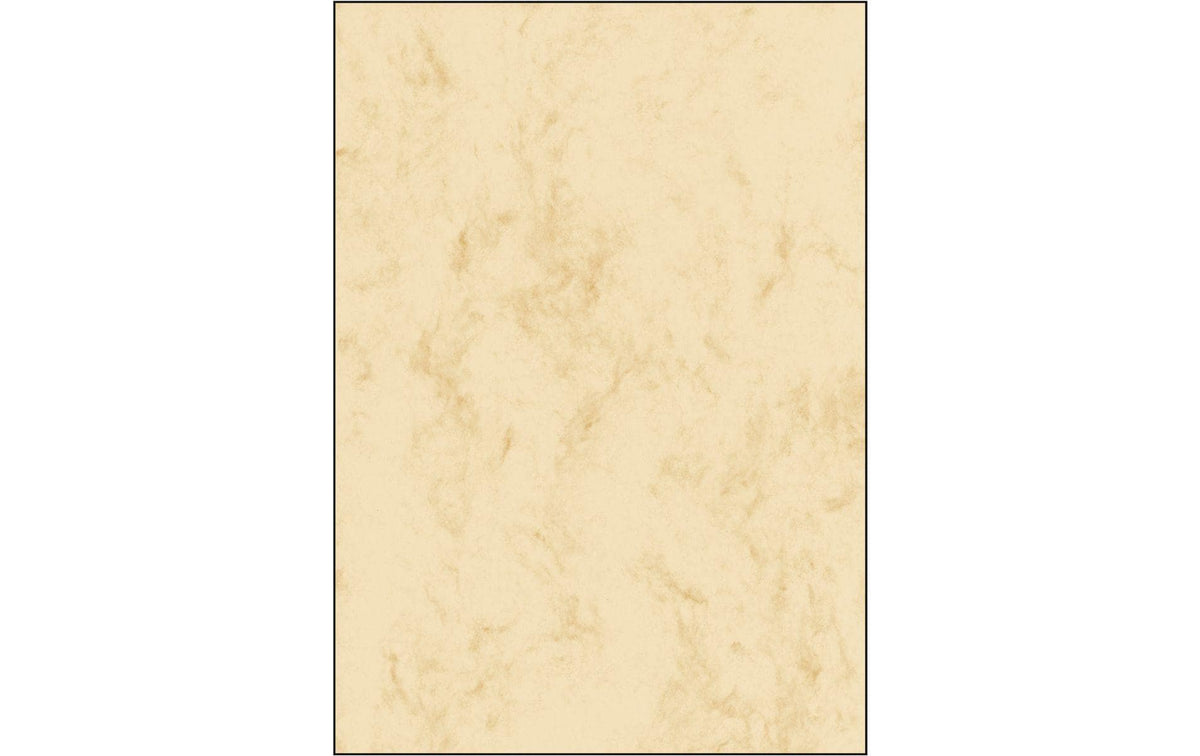 Sigel Marmor-Papier, beige, beidseitig