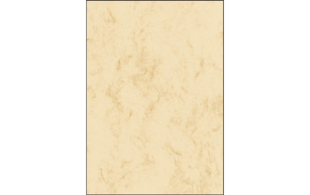 Sigel Marmor-Papier, beige, beidseitig