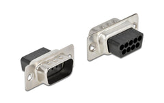 Delock D-Sub 9 Pin Crimp Stecker