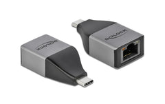 Delock | USB Typ-C zu Gigabit LAN Adapter | 10/100/1000 Mbps, Kompaktes Design
