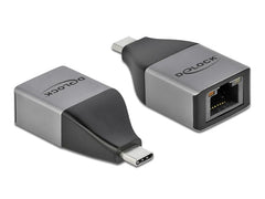 Delock | USB Typ-C zu Gigabit LAN Adapter | 10/100/1000 Mbps, Kompaktes Design