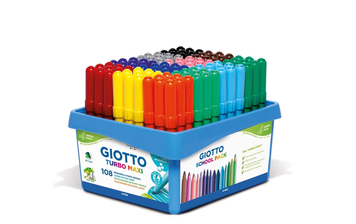 Giotto, Filzstift Turbo Color Maxi Schulset