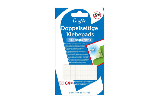 Läufer Klebepad doppelseitig transprent